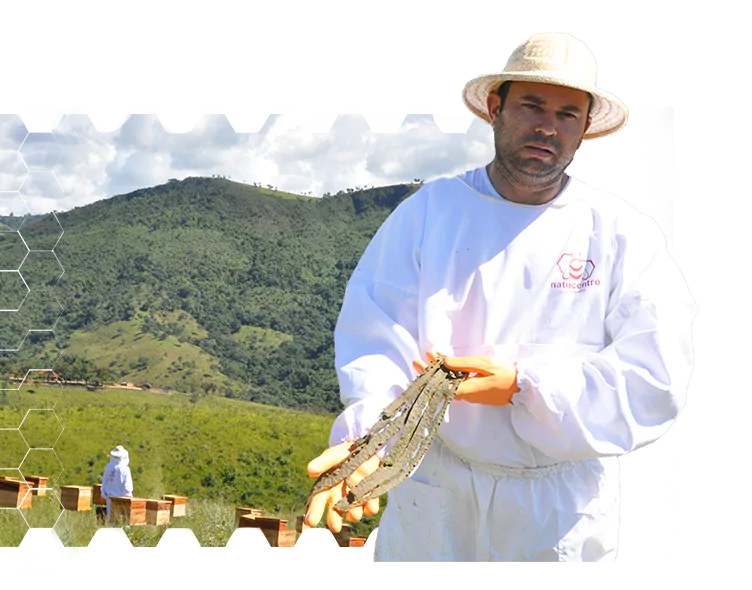 Cézar Ramos no Apiário